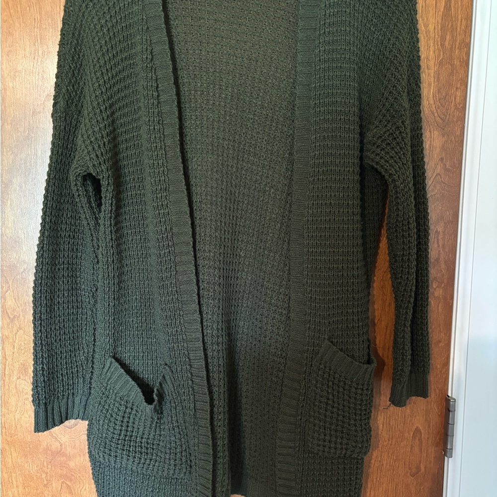 Women's Green Knit Sweater
